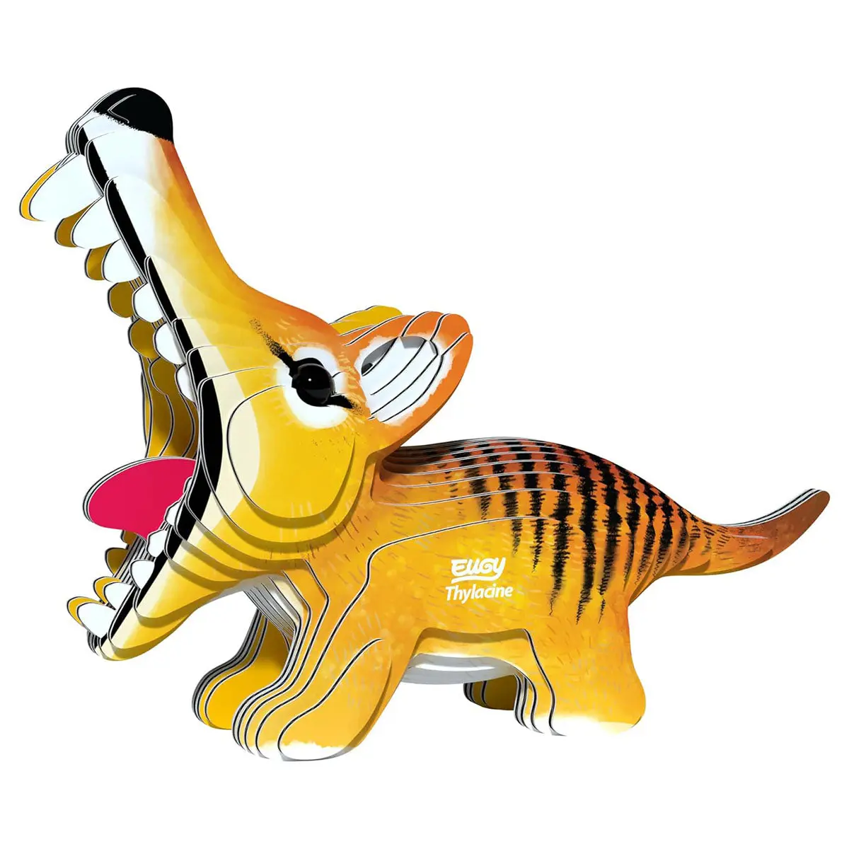 Eugy Tasmanian Tiger 3D Cardboard Model Kit 1