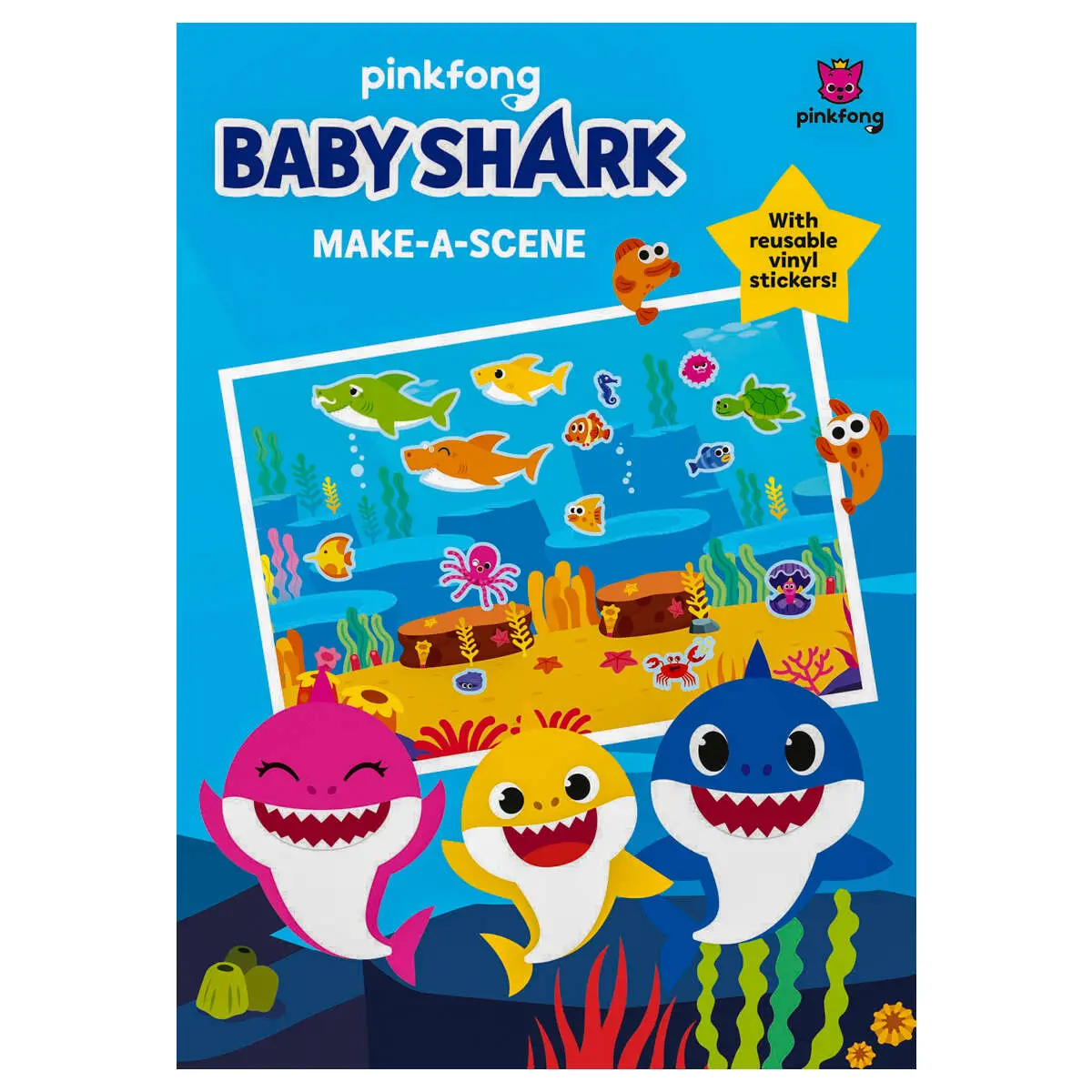 Baby Shark Make-A-Scene Stickers Book 1