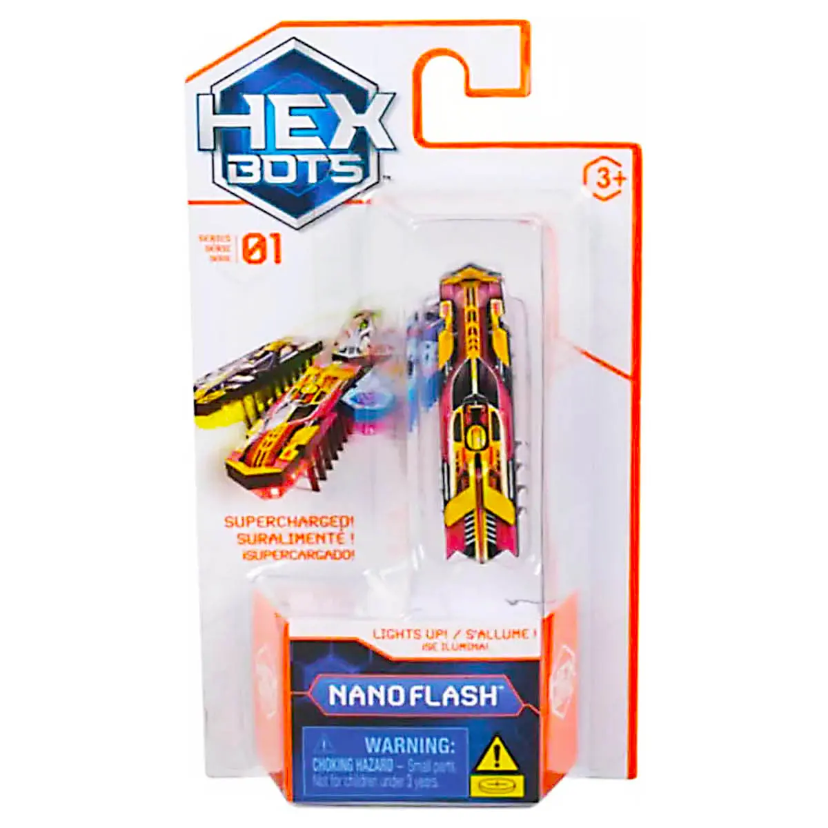 Hex Bots Nano Flash 01 Red & Yellow Mini Robot Bug 1