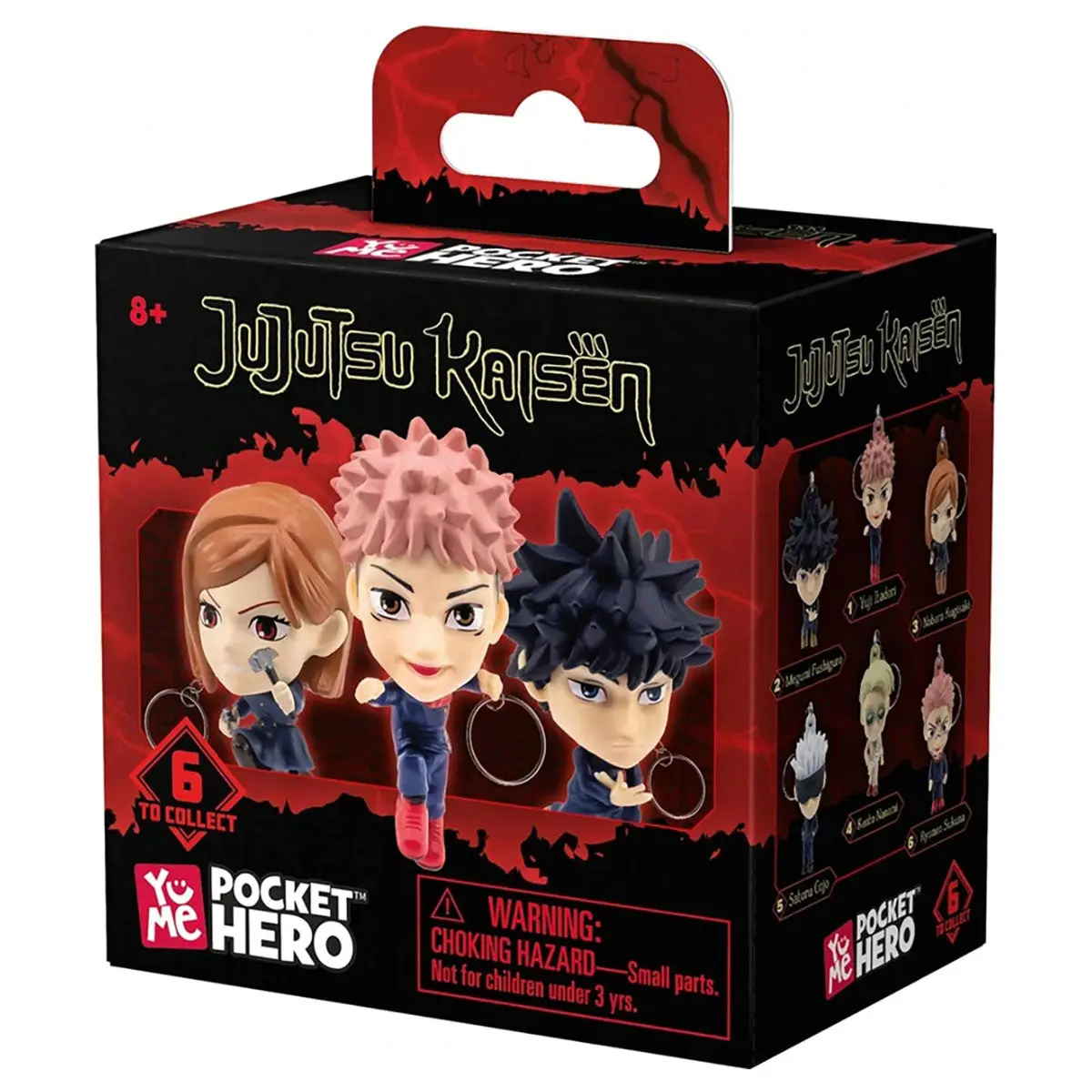 Jujutsu Kaisen Pocket Hero Mini Figure Keychain (Styles Vary) 1