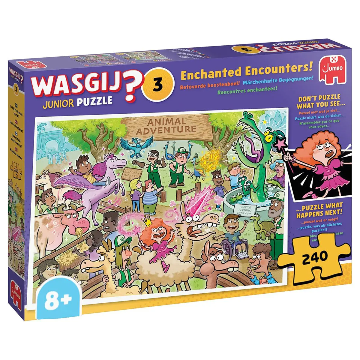 Wasgij Junior 3 Enchanted Encounters! 240 Piece Jigsaw Puzzle 1