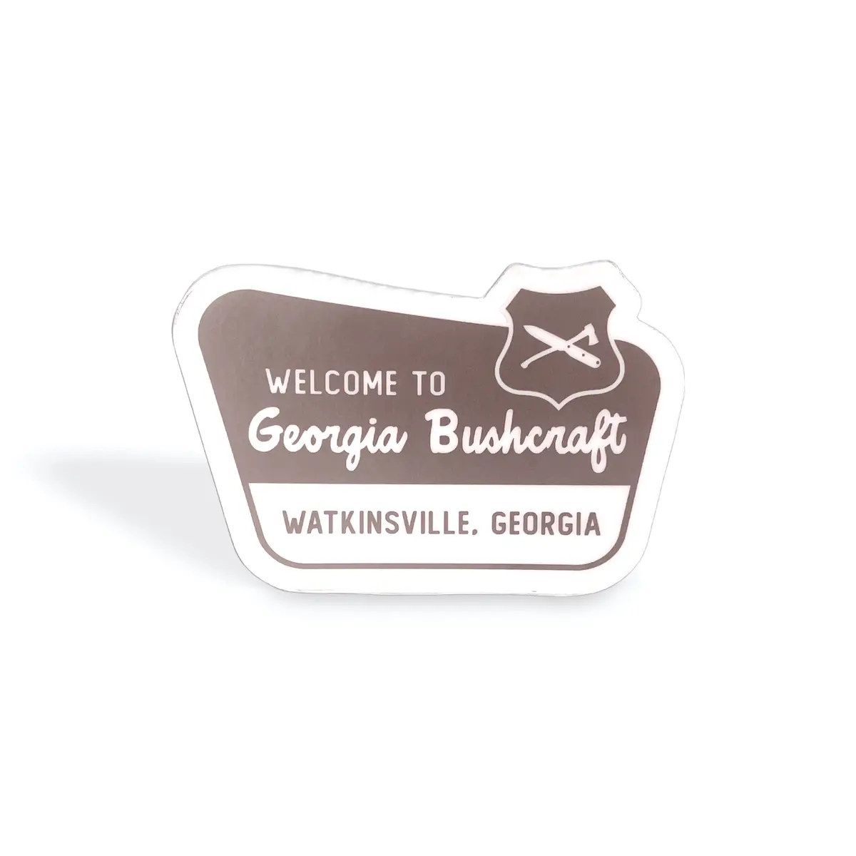 Welcome To Georgia Bushcraft Sticker 1