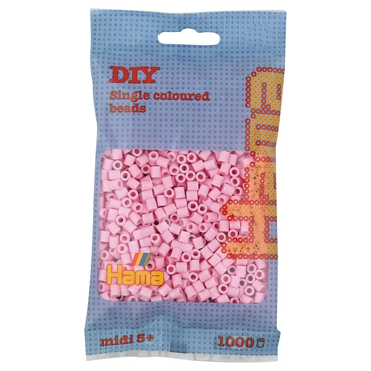 Hama Pastel Rose Midi Beads (1000 Pack) 1