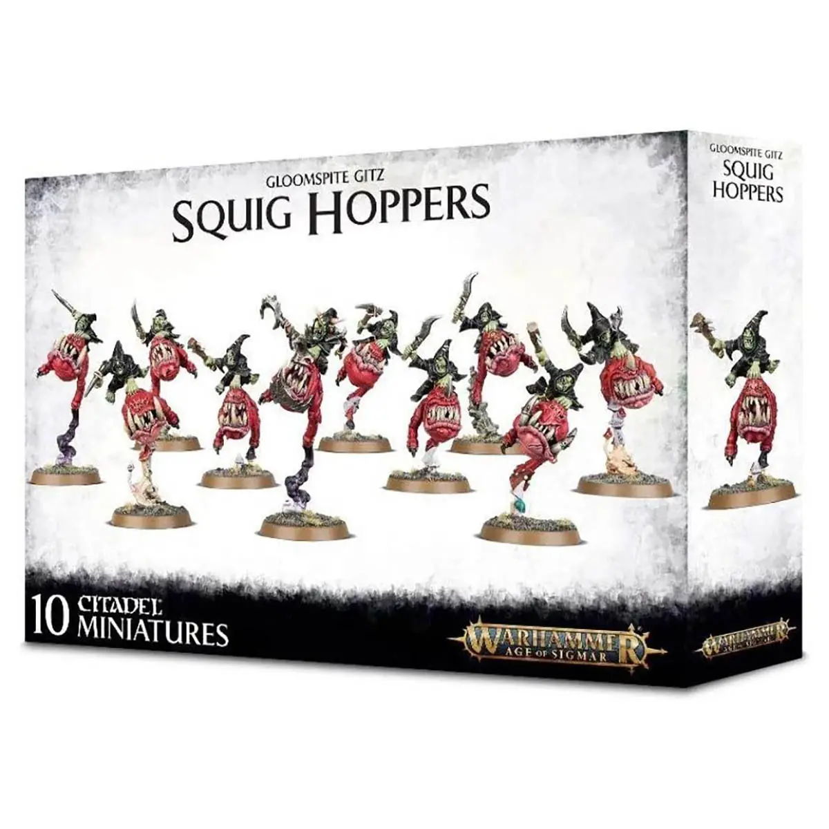 Warhammer Age Of Sigmar: Gloomspite Gitz: Squig Hoppers Citadel Miniatures Set 1