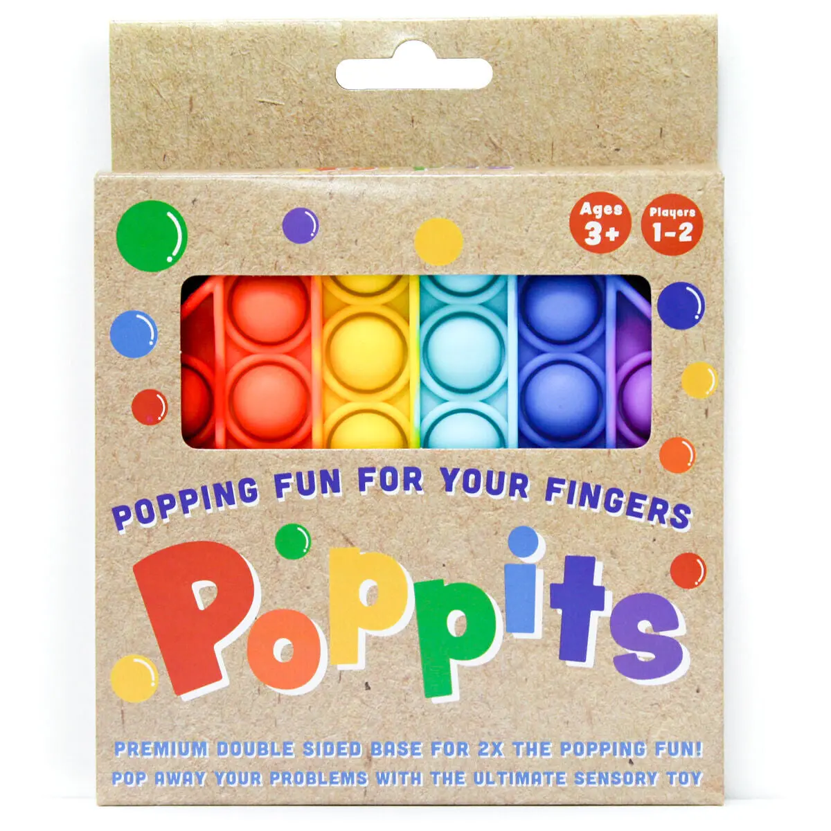 Poppits Rainbow Octagon Fidget Toy 1