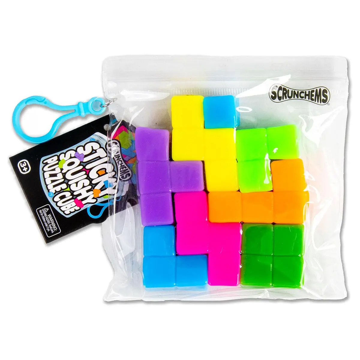 Scrunchems Sticky Squishy Puzzle Cube Fidget Toy 1