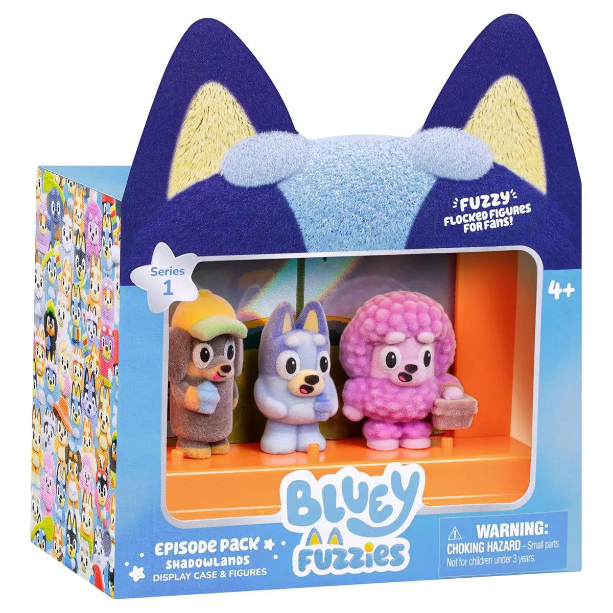 Bluey Fuzzies Episode Pack: Shadowlands Display Case & Figures 1