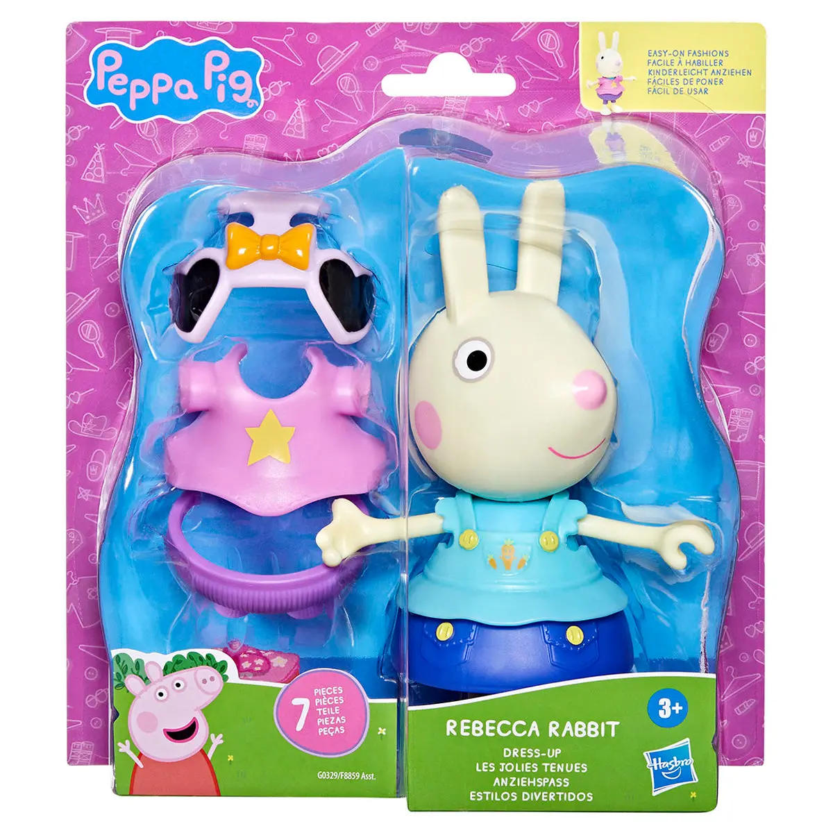 Peppa Pig Rebecca Rabbit Dress-Up Figure 1