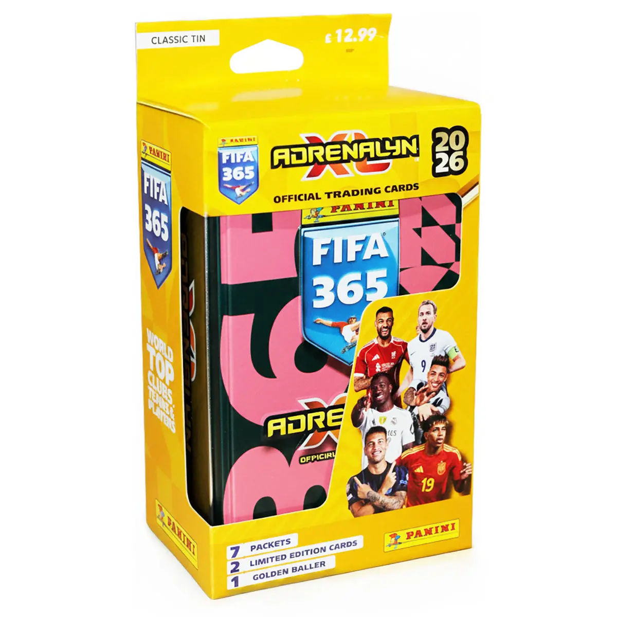 Panini Fifa 365 2025/26 Adrenalyn Xl Trading Cards Classic Tin - Pink/Black 1