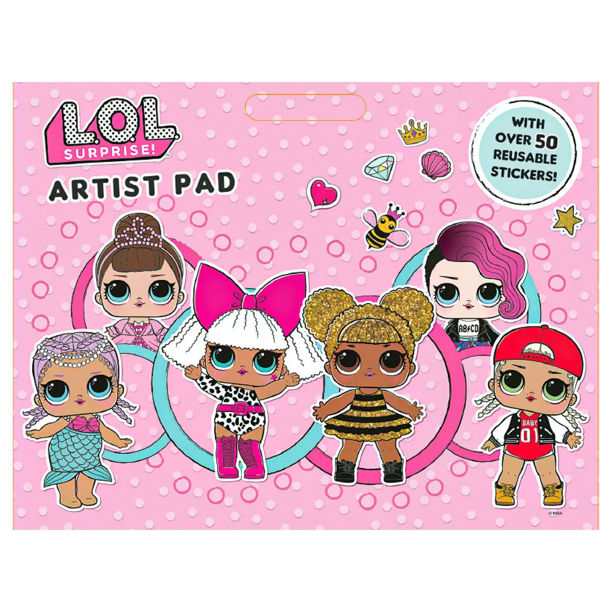 Lol Surprise Artist Pad Colouring And Stickers 1