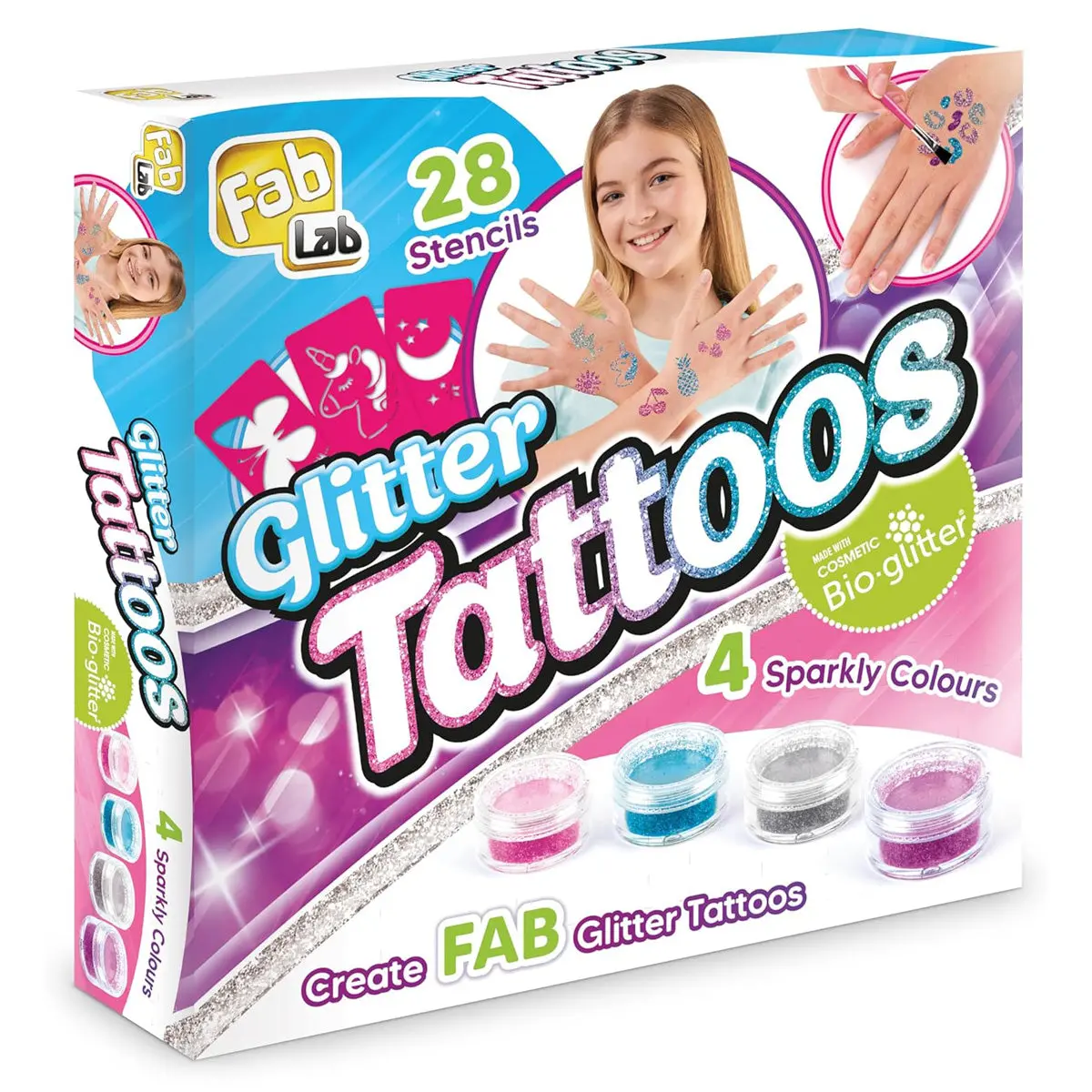 Fab Lab Glitter Tattoos Kit 1