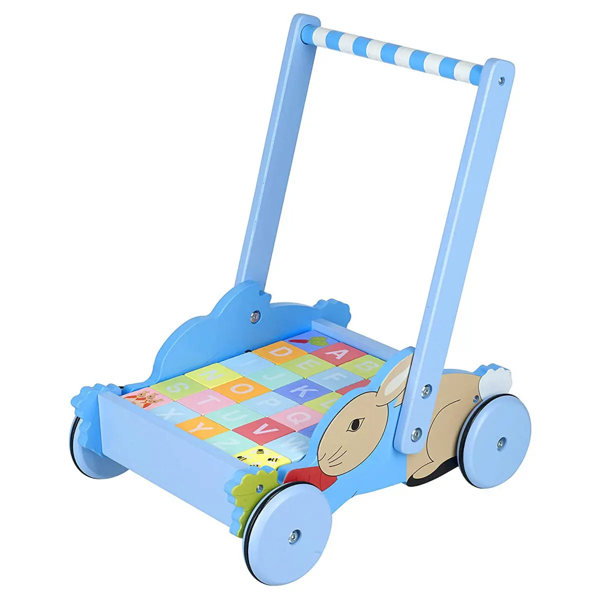 Orange Tree Toys Peter Rabbit Block Trolley 1