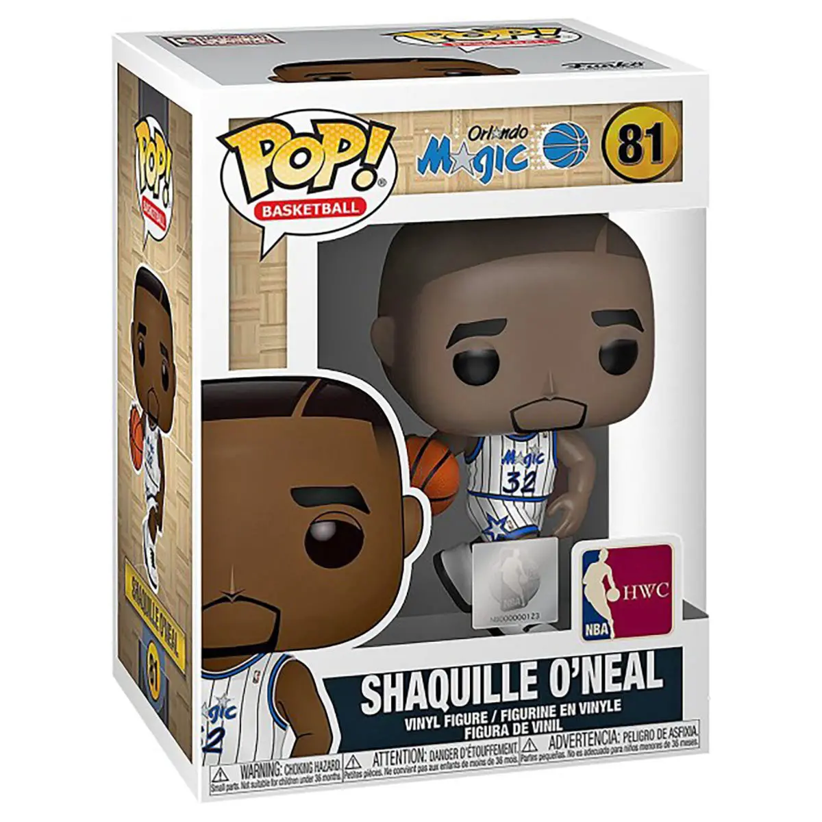 Funko Pop! Basketball: Orlando Magic: Shaquille O'neal Vinyl Figure #81 1