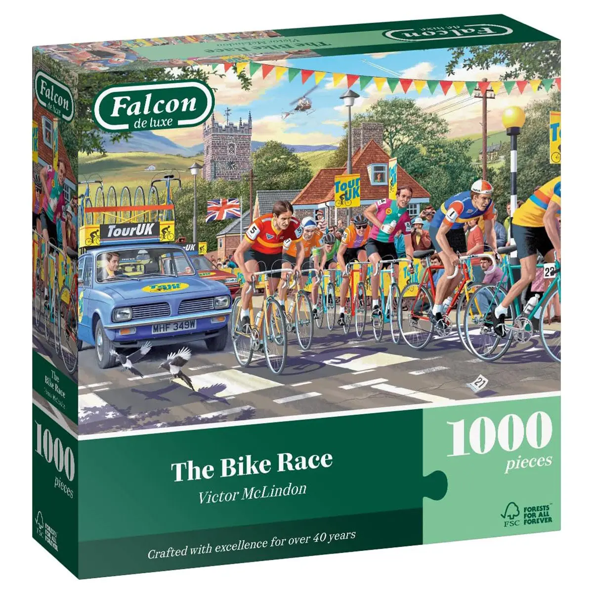 Falcon De Luxe The Bike Race 1000 Piece Jigsaw Puzzle 1