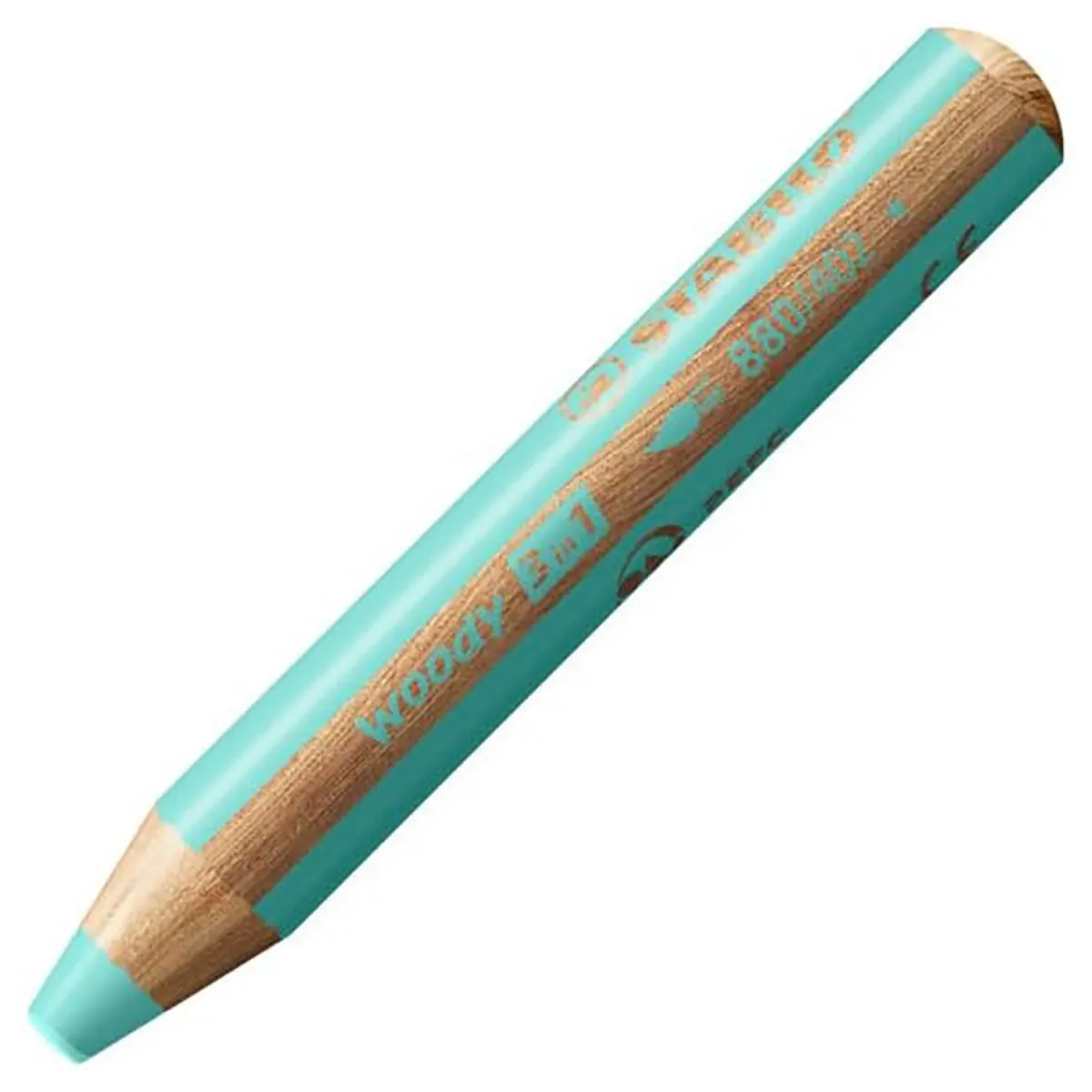 Stabilo Woody 3 In 1 Multi-Talented Pastel Blue Pencil 1