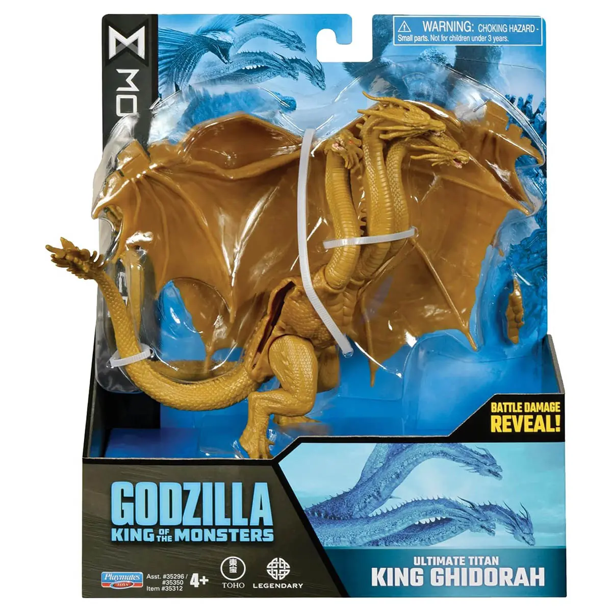 Monsterverse Godzilla King Of The Monsters: Ultimate Titan King Ghidorah 6" Figure 1