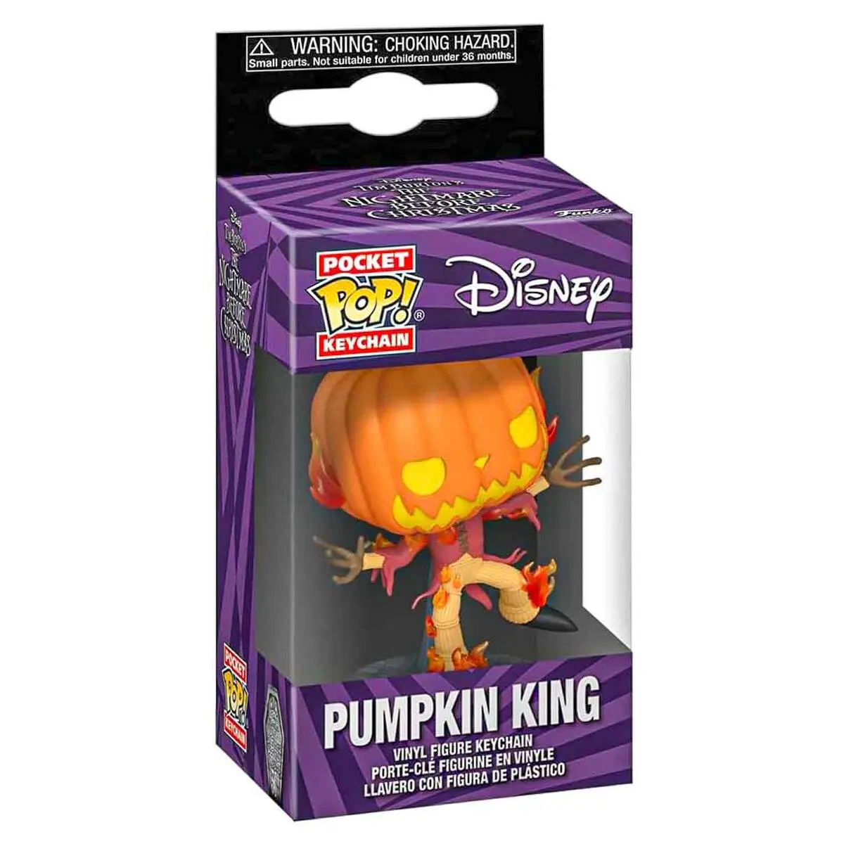 Funko Pop! Pocket Keychain: The Nightmare Before Christmas 30Th Anniversary: Pumpkin King Vinyl Figure 1
