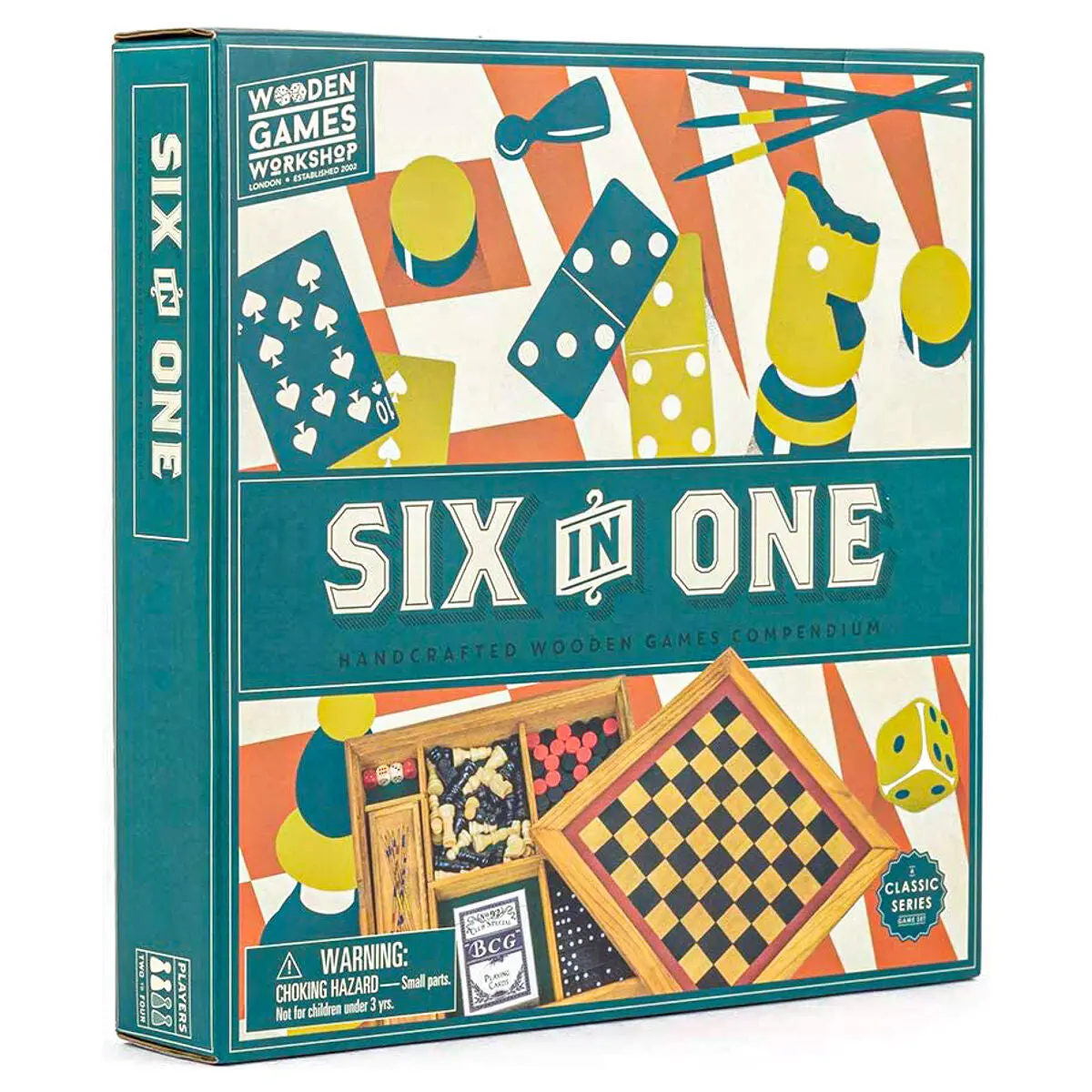 Six In One Wooden Games Compendium 1