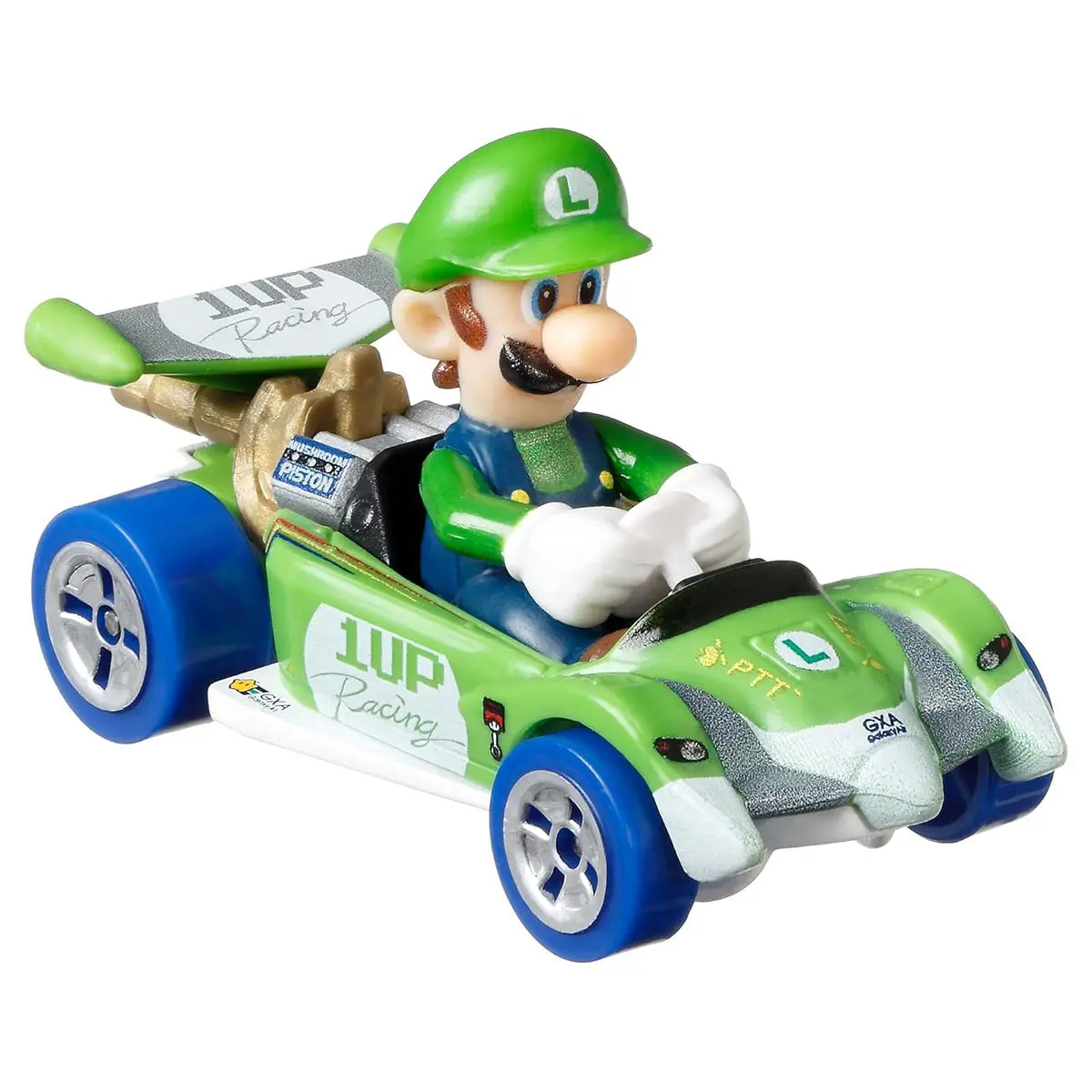 Hot Wheels Mario Kart Luigi Circuit Special Die-Cast Car 2