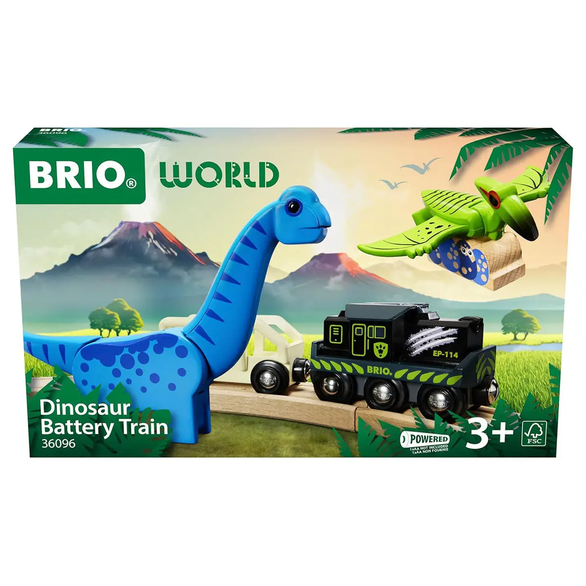 Brio World Dinosaur Battery Train 1