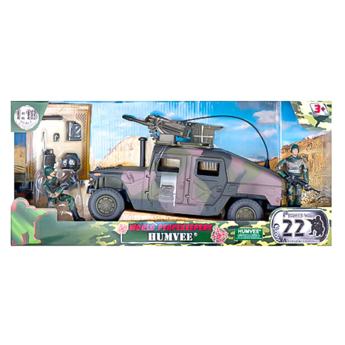 Peterkin World Peacekeepers Humvee Assault Vehicle With Figures 1