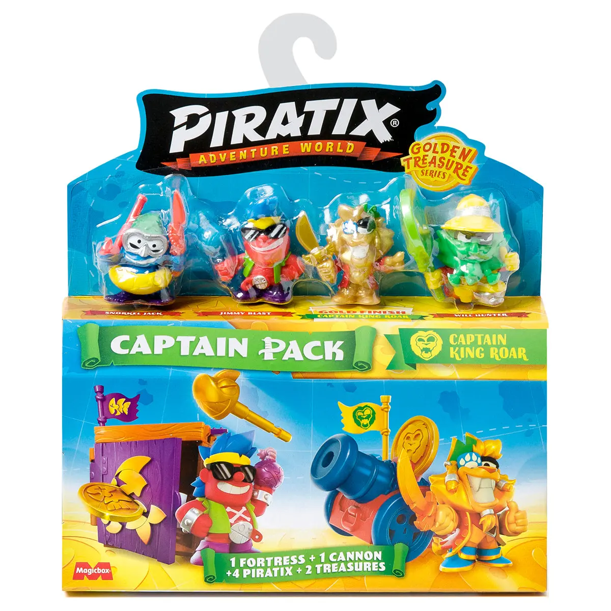 Piratix Adventure World Golden Treasure Series Captain Pack - Captain King Roar (Styles Vary) 1