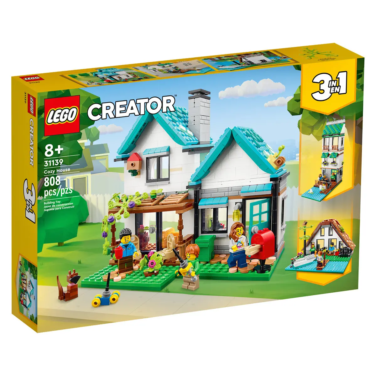Lego Creator 31139 Cozy House 3 In 1 Building Set 1