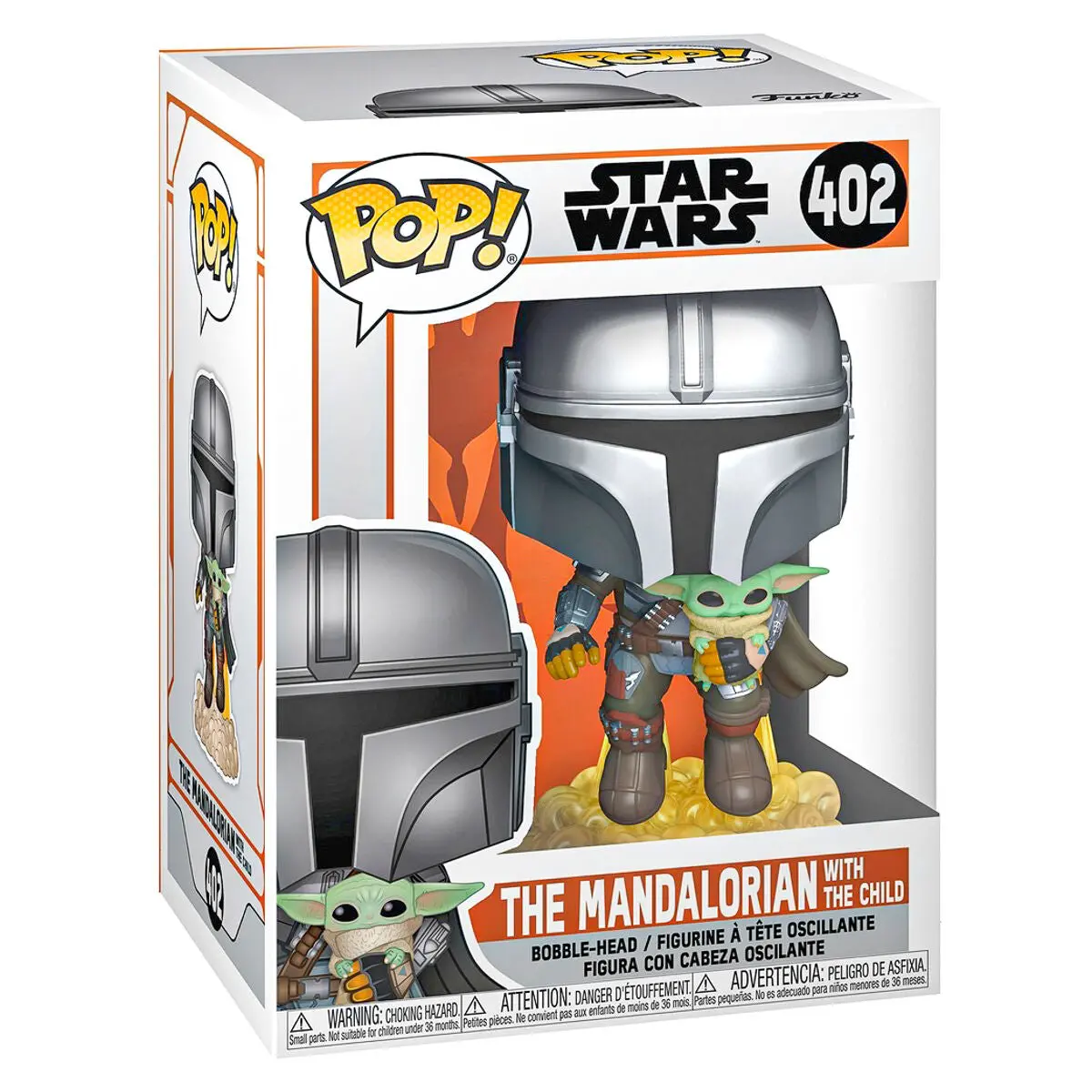 Funko Pop! Star Wars: The Mandalorian With The Child Bobble-Head Figure #402 1
