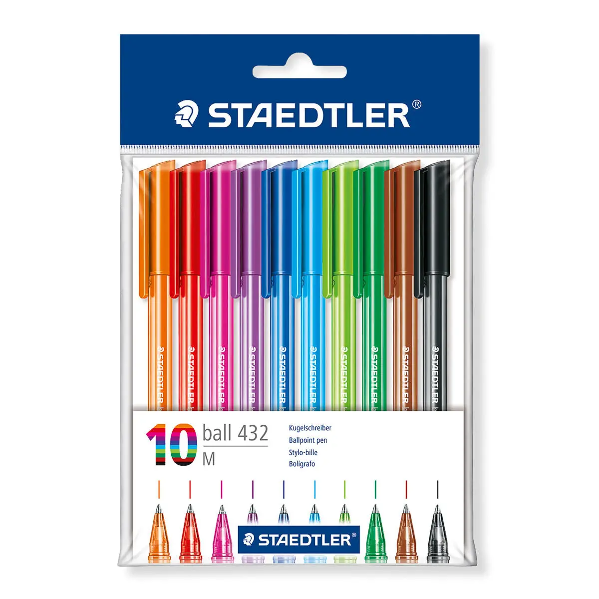 Staedtler Ballpoint Pens Pack Of 10 1