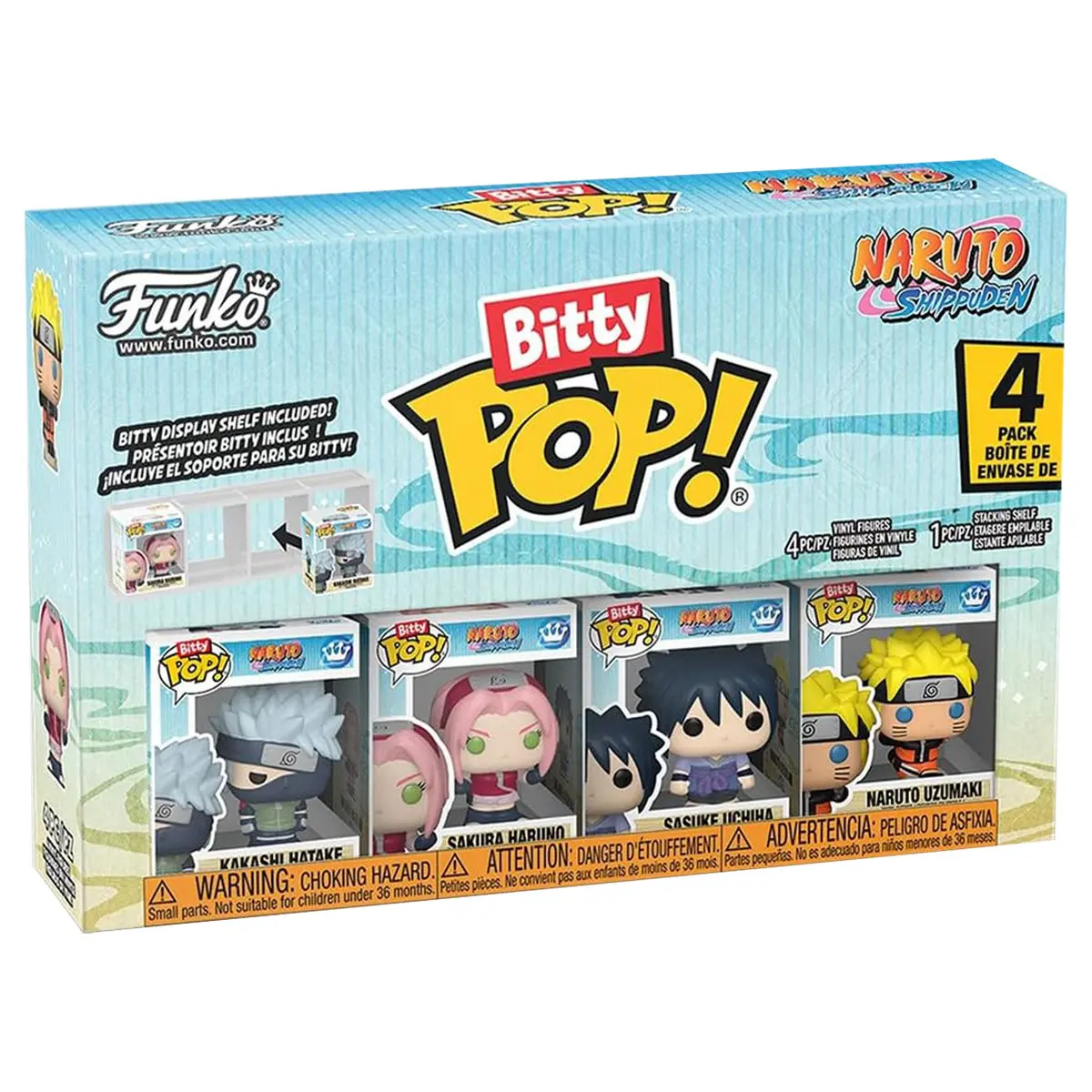 Funko Bitty Pop! Naruto Shippuden Mini Figures Series 1 (4 Pack) 1