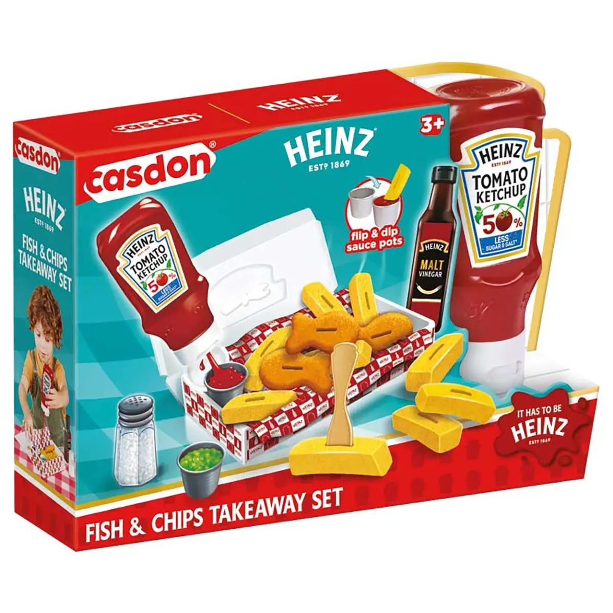 Toy Heinz Fish & Chips Takeaway Set 1