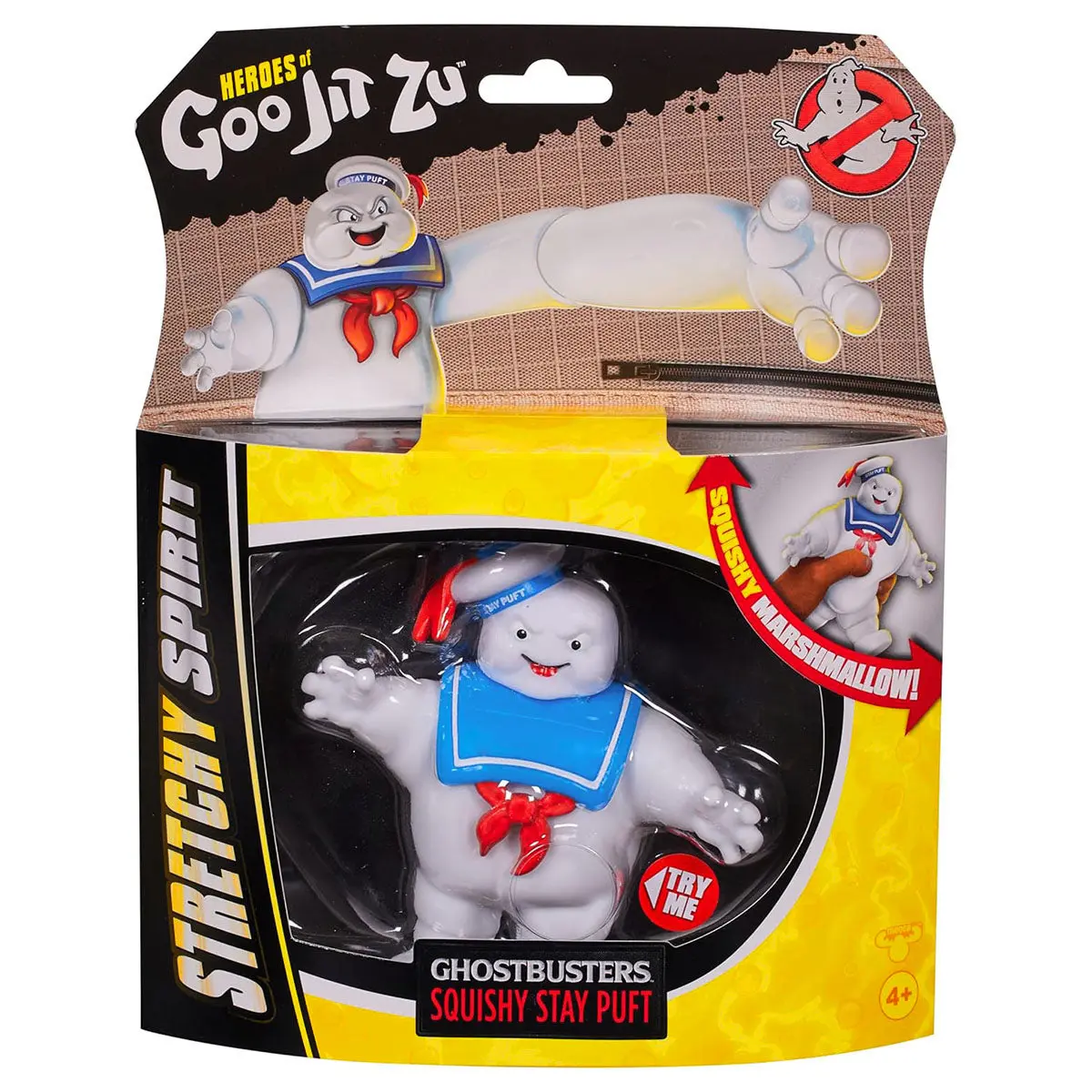 Heroes Of Goo Jit Zu Ghostbusters Squishy Stay Puft Stretch Figure 1