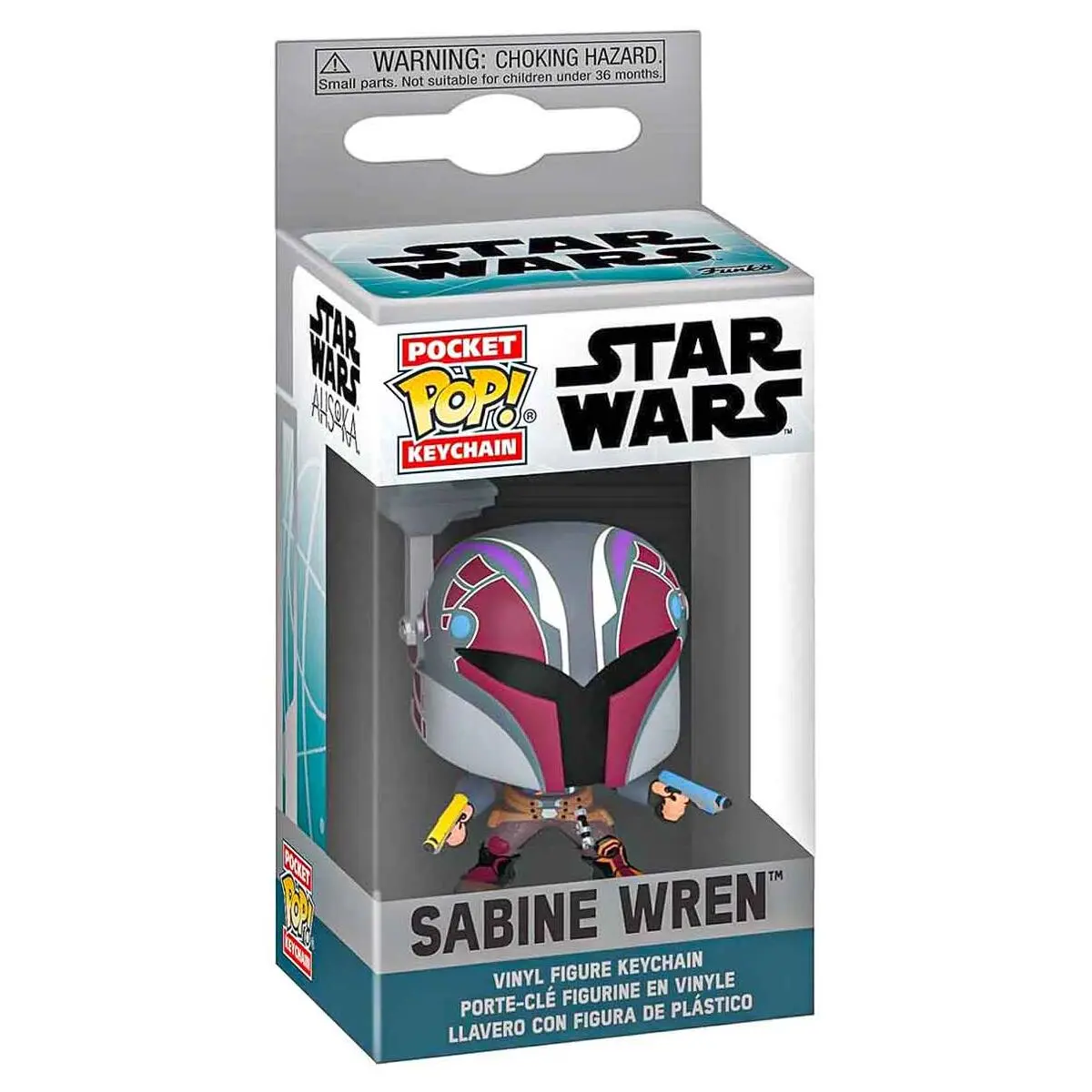 Funko Pop! Pocket Keychain: Star Wars: Ahsoka: Sabine Wren Figure 1