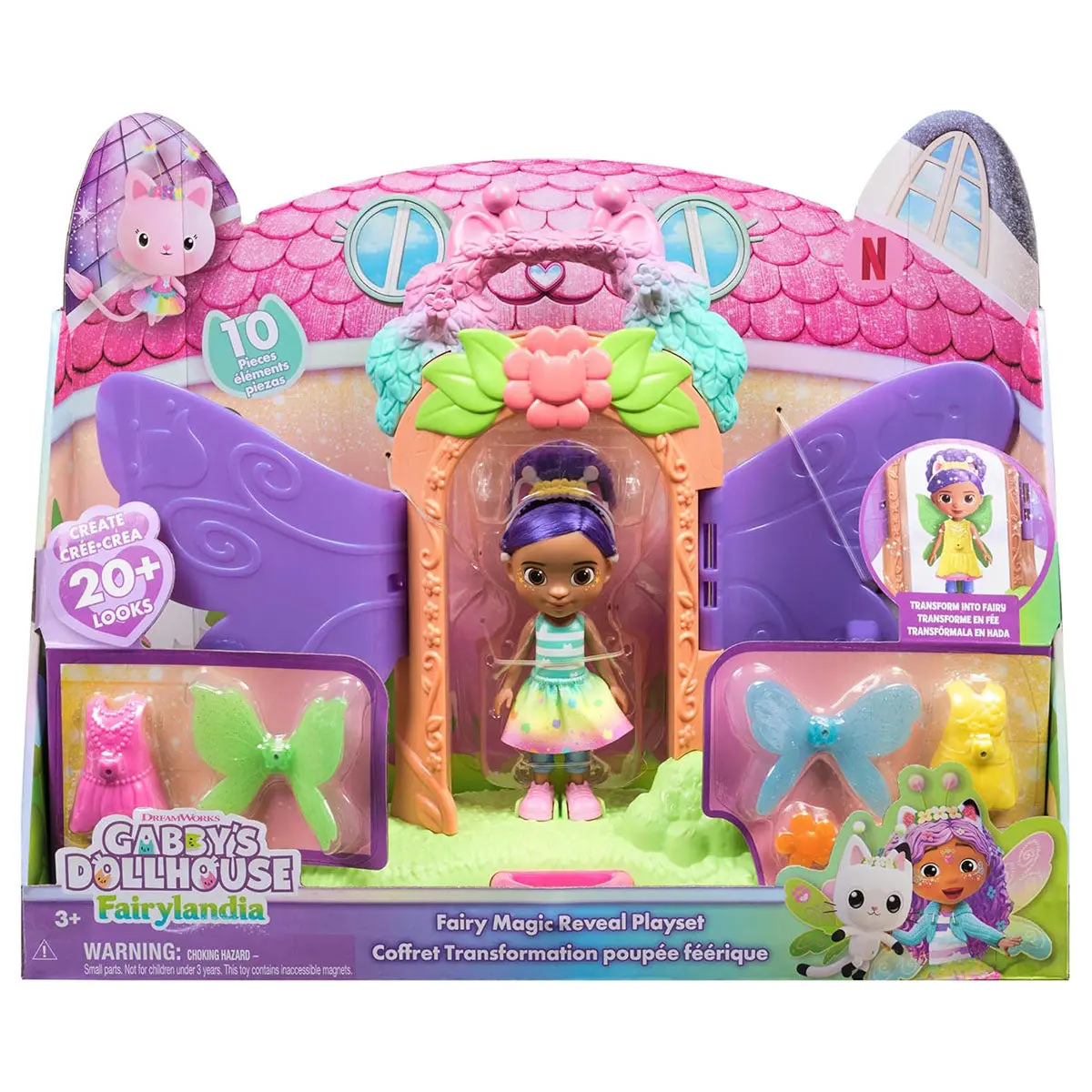 Gabby's Dollhouse Fairylandia Fairy Magic Reveal Playset 1