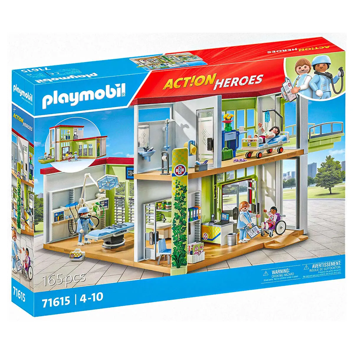 Playmobil Action Heroes: Modern Hospital Playset 1