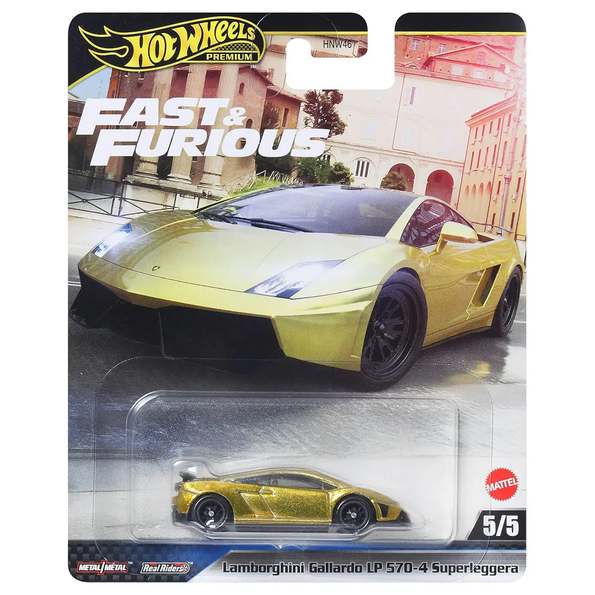 Hot Wheels Premier Fast & Furious: Lamborghini Gallardo Lp 570-4 Superlegga 1:64 Car (5/5) 1
