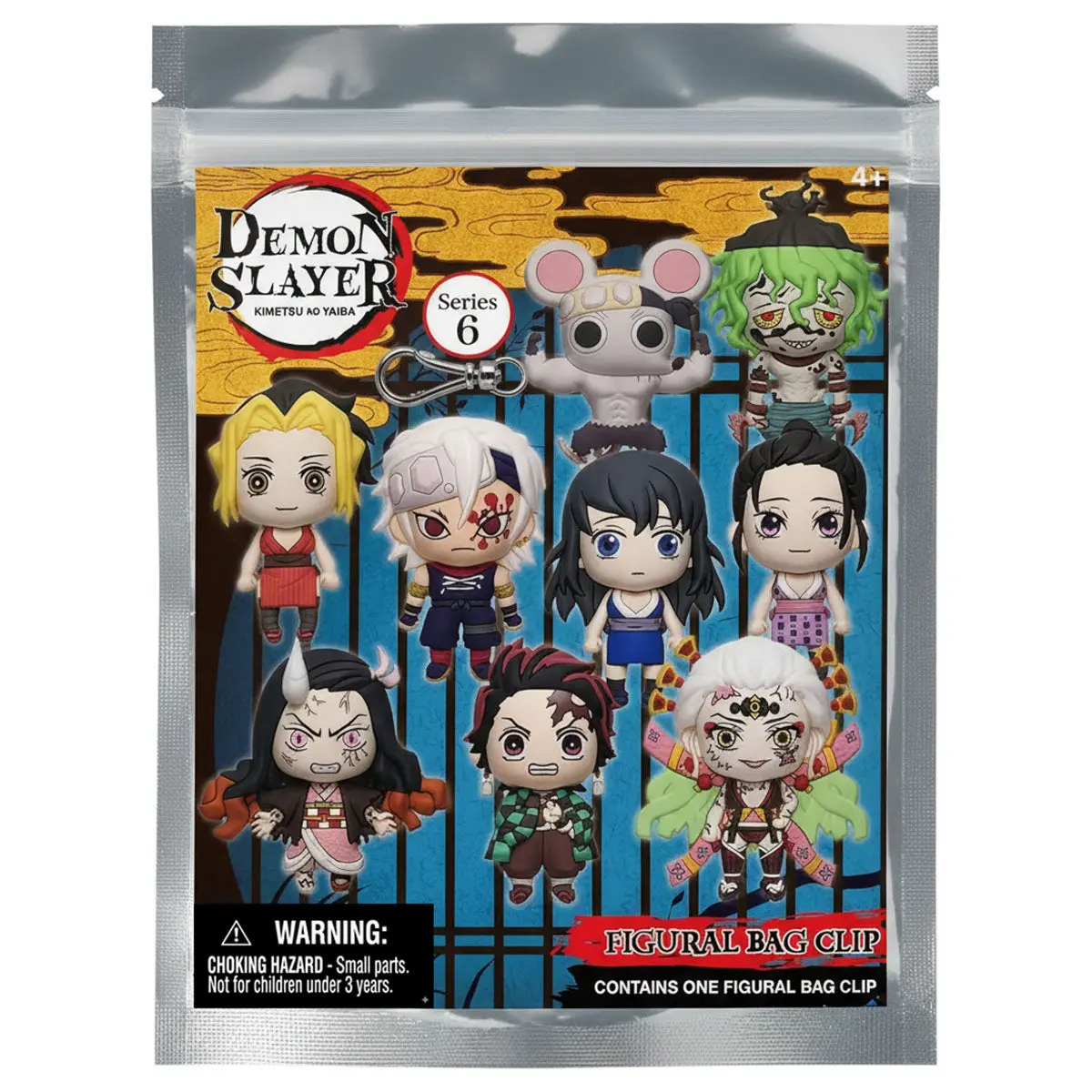 Demon Slayer Series 6 Figural Bag Clip (Styles Vary) 1