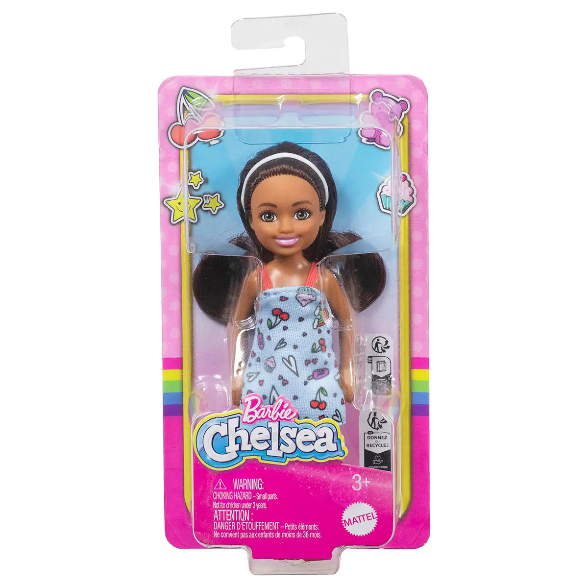 Barbie Chelsea Small 14Cm Doll In Blue Dress 1