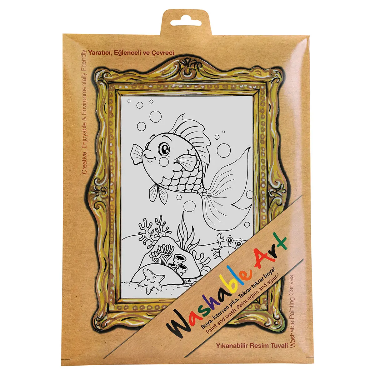 Washable Art Fish Colouring Protective Mat 1