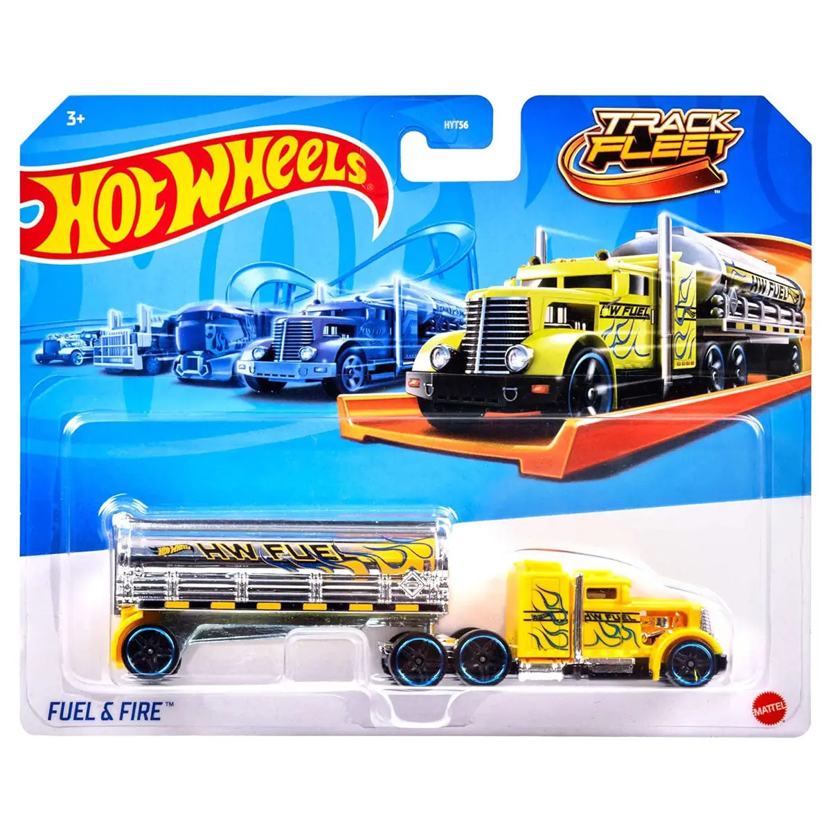 Hot Wheels Track Fleet: Fuel & Fire 1:64 Scale Vehicle 1