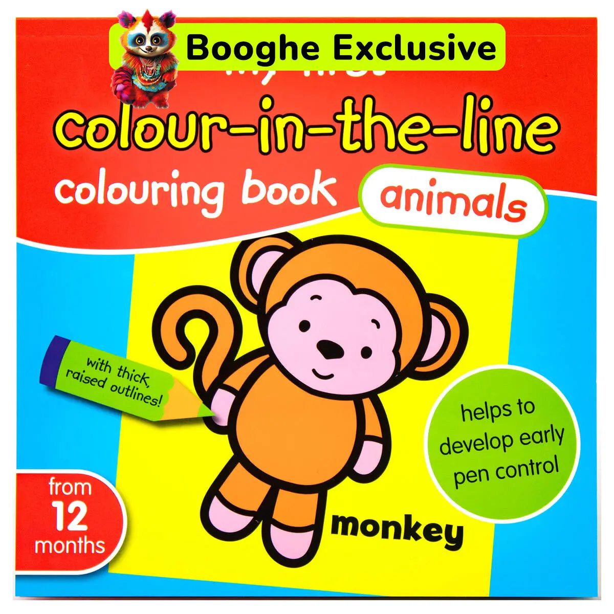 My First Colour-In-The-Line Colouring Book - Animals 1