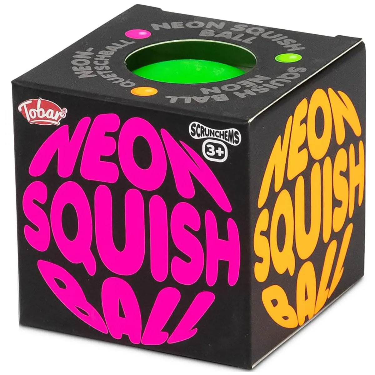 Scrunchems Neon Squish Ball Fidget Toy (Styles Vary) 1