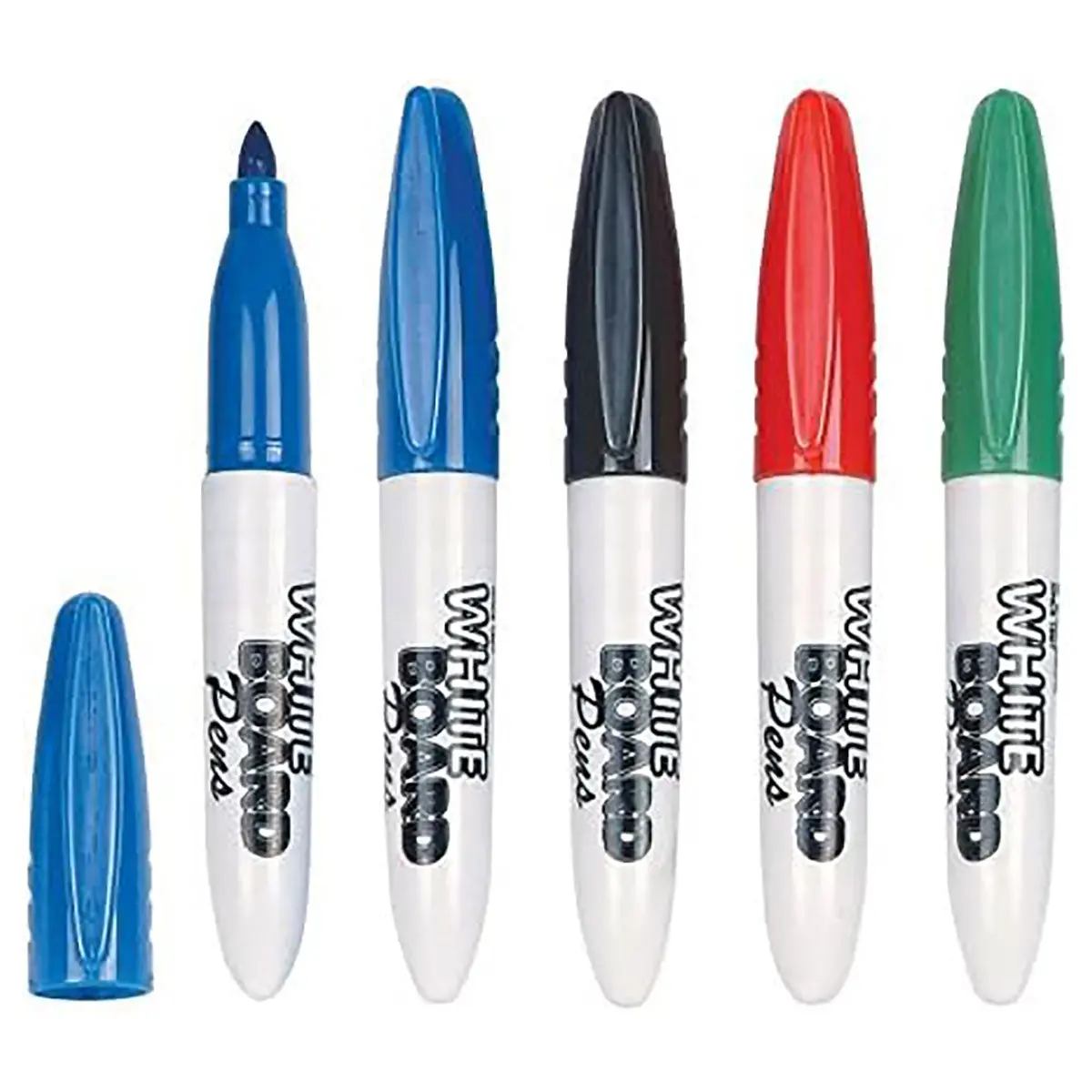 Helix Mini Whiteboard Pens Assorted Colours - Pack Of 4 1