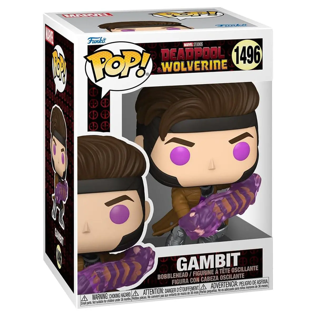 Funko Pop! Vinyl: X-Men Gambit #553 Bobble Head Figure With Protector 1