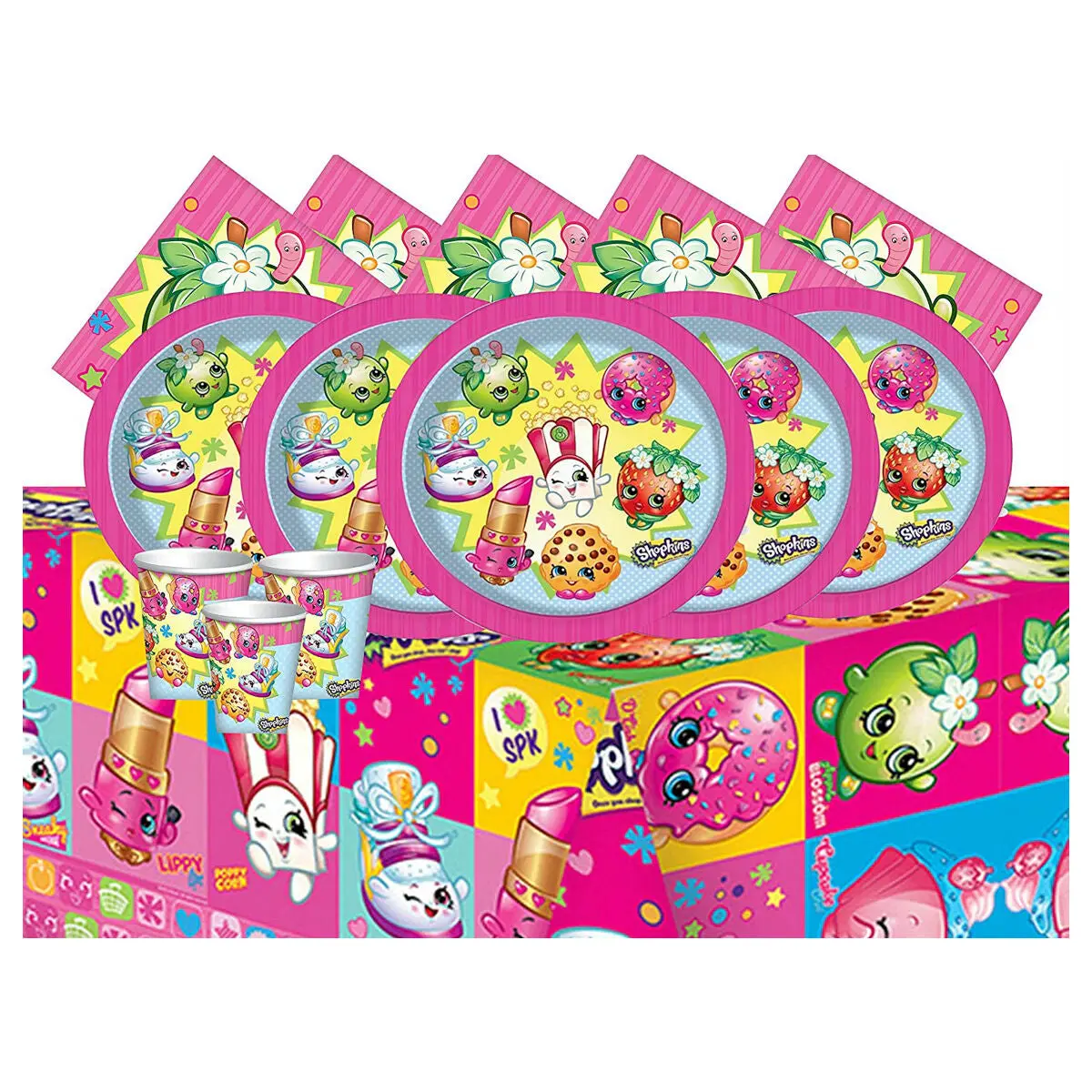 Shopkins Party Tableware Set 8 Guests 1
