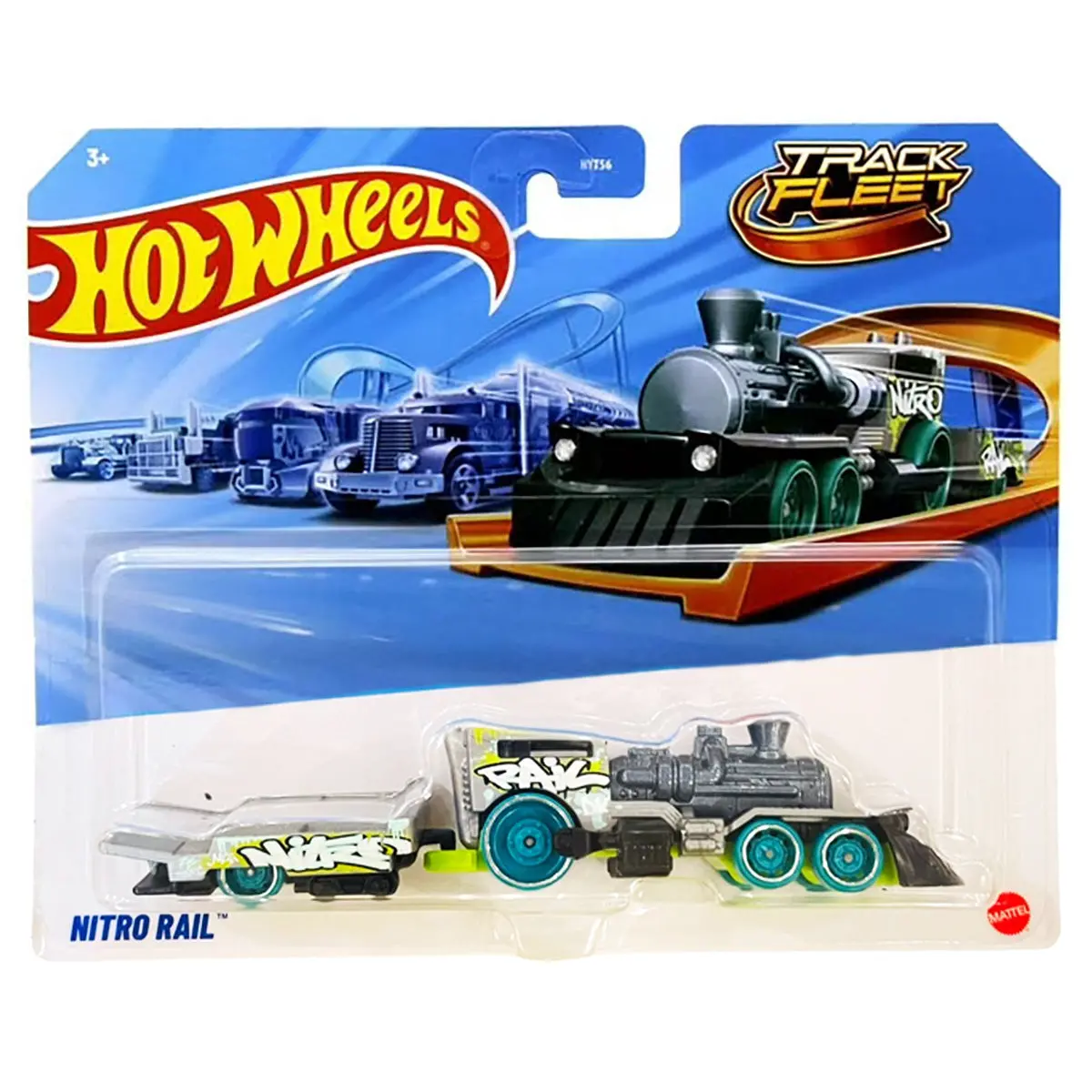 Hot Wheels Track Fleet: Nitro Rail Locomotive 1