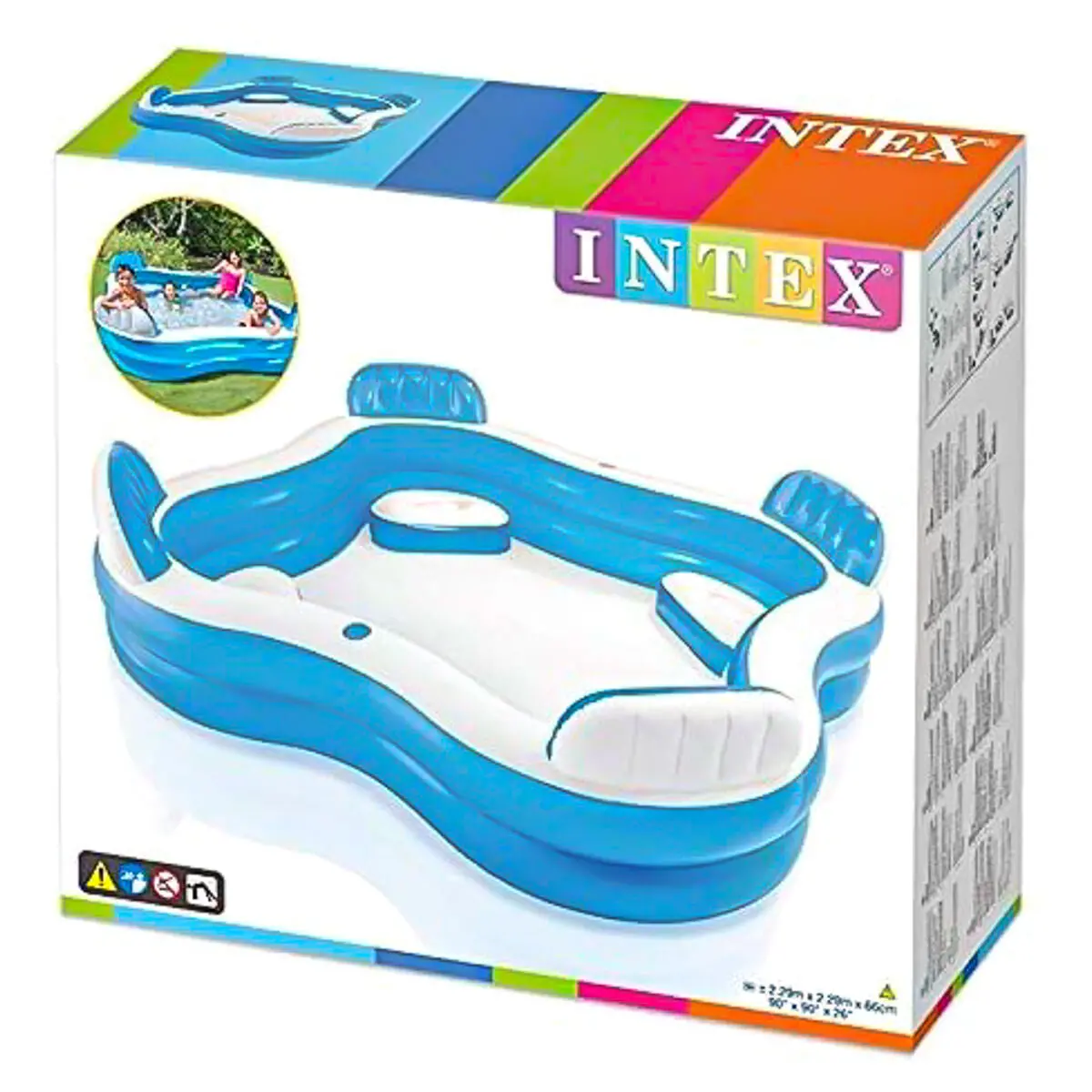 Intex Inflatable Swim Centre Family Lounge Pool 1
