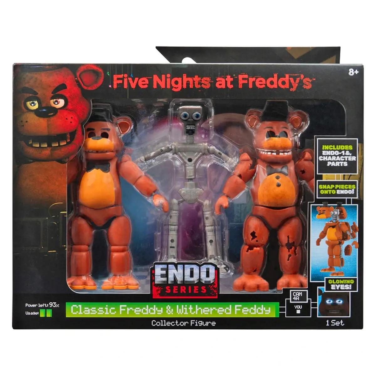 Five Nights At Freddy's Endo Series: Classic Freddy Parts & Withered Freddy Collector Figure 1