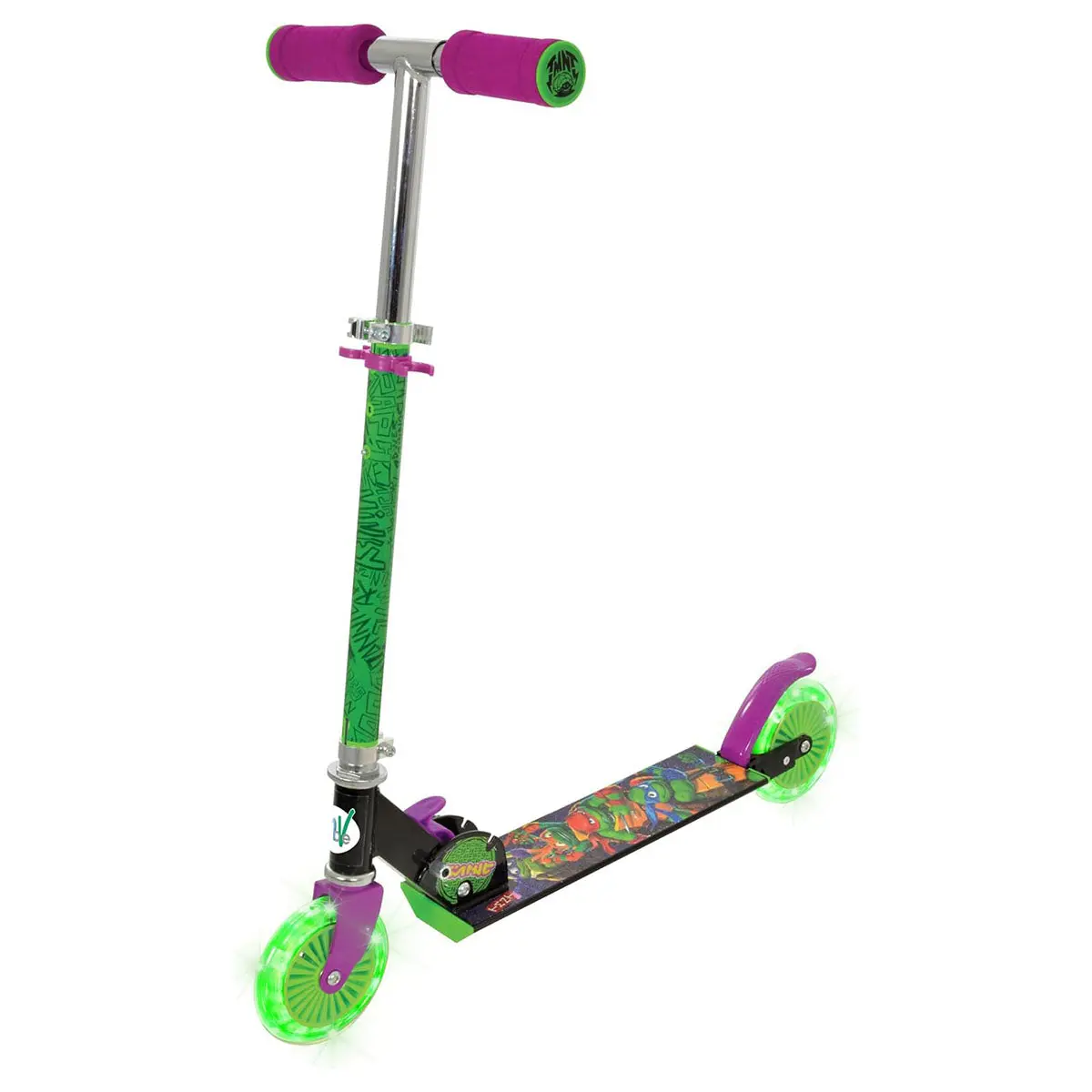 Teenage Mutant Ninja Turtles In-Line Scooter With Light Up Wheels 1