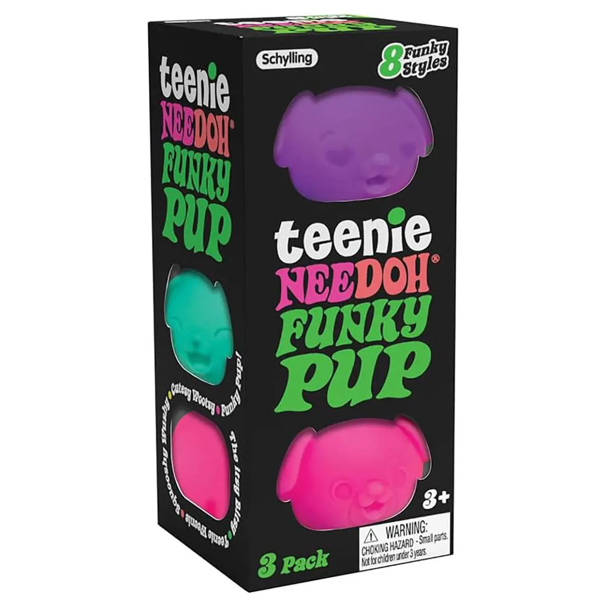 Needoh Teenie Funky Pup Fidget Toy (Styles Vary) 1